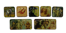 Lot Of 7 Wizard Of OZ Magnets Vintage Dorothy Toto Cowardly Lion Cast Characters picture