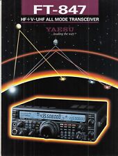 Yaesu RADIO FT-847 ORIGINAL SALES BROCHURE - FOLDOUT + EXTRAS picture
