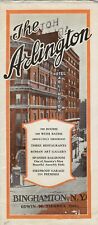 Brochure Hotel Arlington Binghamton New York Broome County c1928 Vintage picture