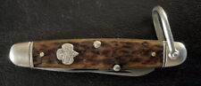 REDUCED RARE Vintage GIRL SCOUT ULSTER DEVINE & SONS KNIFE-1934-4 Blade-3 3/8” picture