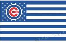 Chicago Cubs 3x5 Ft American Flag Baseball New In Packaging picture