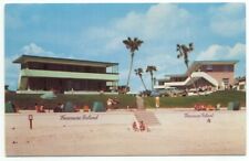 Daytona Beach FL Treasure Island Beach Colony Hotel Rooms Florida Postcard picture