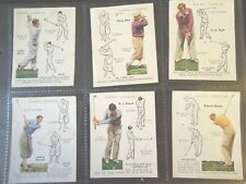 1939 Player GOLF golfing & how to play strokes set 25 cards Tobacco Cigarette   picture