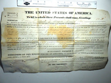 1837 President Martin Van Buren Document picture