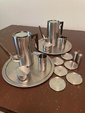 Mid Century Arne Jacobsen Denmark stainless Steel coffee Set (2 Available) picture