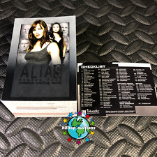 ALIAS SEASON 4/FOUR COMPLETE 81-CARD PREMIUM TRADING CARDS SET 2006 INKWORKS picture