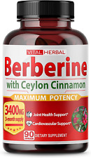Berberine with Ceylon Cinnamon Capsules Equivalent to 3400 Mg  picture