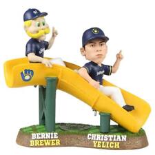 Christian Yelich and Bernie Brewer Slide Dual Bobblehead MLB picture