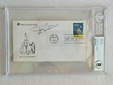 JERRY CARR SKYLAB III (SL-4) NASA ASTRONAUT SIGNED Postal Cover BECKETT SLABBED picture