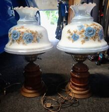 PAIR OF VINTAGE HURRICANE  LAMPS  picture