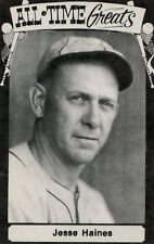 1973 TCMA All Time Greats Postcard -- Jesse Haines picture