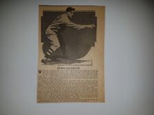 Denny Galehouse 1935 Sporting News LARGE Profile Panel Insert picture