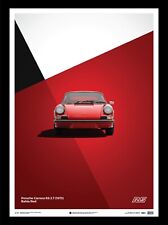 1973 Bahia Red PORSCHE 911 Carrera RS 2.7 Art Print Poster Ltd Ed ###/911 picture