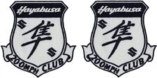 Hayabusa 200MPH Club Suzuki Embroidered Patch  | 2PC -3.5