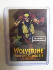 1988 wolverine comic images promo card marvel picture