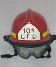 Vintage 1988 cairns & Brother N660C Metro Firefighter Helmet with ess goggles  picture