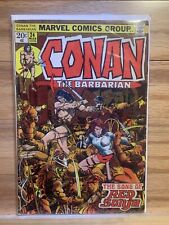 CONAN THE BARBARIAN #24 FIRST PRINT 1ST FULL RED SONJA MARVEL COMICS (1973) picture