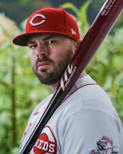 2022 FIELD OF DREAMS GAME MIKE MOUSTAKAS 8x10 PHOTO CINCINNATI REDS Iowa picture