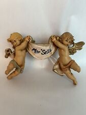 Fontanini Cherub Angels Collection Banner Depose Italy 1986 from Roman Inc. #610 picture