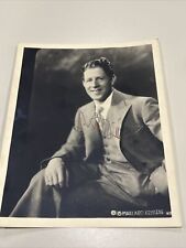 Rudy Vallee Autographed Photo- Vintage Hand Signed 8x10 picture