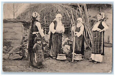 Bulgaria Postcard Women Wearing Traditional Schumen Costume c1940's picture