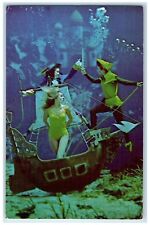 1972 Peter Pan Rescues Wendy Weeki Wachee Springs Florida FL Posted Postcard picture