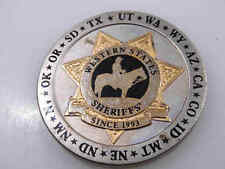 WESTERN STATES SHERIFF ASSOCIATION CHALLENGE COIN picture