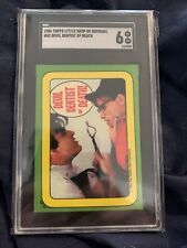 1986 Topps Little Shop of Horrors #42 Devil Dentist of Death sticker card SGC 6  picture
