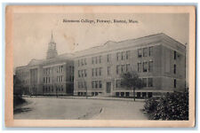 1917 Simmons College Fenway Boston Massachusetts MA Antique Postcard picture