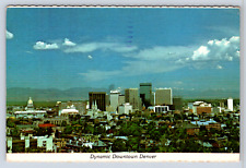 Vintage Postcard Dynamic Downtown Denver Colorado picture