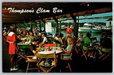 Cape Cod, Massachusetts MA - Thomson Brothers Clam Bar - Vintage Postcard picture