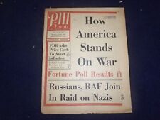1941 JULY 31 PM'S WEEKLY NEWSPAPER - HOW AMERICA STANDS ON WAR - NP 7288 picture