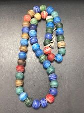 vintage Venetian african fancy trade Glass Beads Strands 50 Old African Beads picture