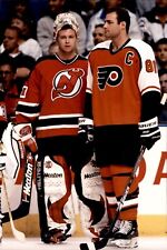 PF25 1999 Original Photo MARTIN BRODEUR ERIC LINDROS NHL HOCKEY ALL-STAR GAME picture