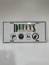 Duffy's Official Sports Grill Miami Dolphins Heat Marlins Panthers License Plate picture