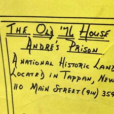 Vintage 1980's The Old '76 House Andre's Prison Restaurant Menu Tappan New York picture