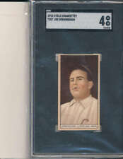 1912 cycle cigarettes t207 Joe Birmingham Indians card sgc 4 vg-ex  bxm4 picture