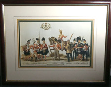 Uniforms of the 74th Highland Regiment by Haswell Miller Art Framed  picture