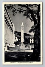 Berkeley CA-California, University of CA Campanile, c1943 Vintage Postcard picture