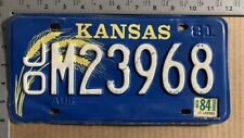1984 Kansas license plate JO M23 968 YOM DMV Johnson Ford Chevy Dodge 14460 picture