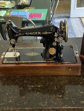 Vintage 1927 Singer Sewing Machine Model 99, Bentwood Case,  picture