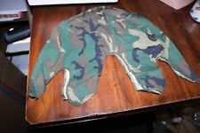 EXC + to unissued USGI late 70s early 80s ERDL woodland camo M1 helmet cover picture