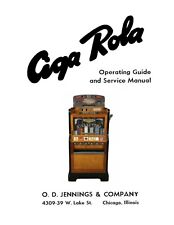 Jennings Ciga-Rola Slot Machine Operating Guide & Service Manual 1937 (26 Page) picture