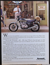 1974 Kawasaki 900 Z1 Motorcycle Print Ad picture