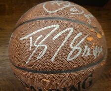 CHRIS PAUL, DWAYNE WADE, KIDD HOWARD KIDD SIGNED NBA BASKETBALL W/COAPROOF USA  picture