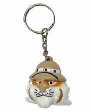 1997 EXXON ESSO Put A Tiger In Your Tank Promotional Key Chain Ring Vintage picture