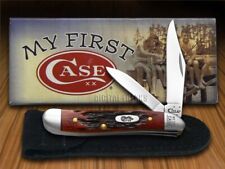 Case xx Knives Peanut Old Red Bone My First Case Pocket Knife Stainless 03693 picture