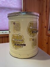 Vintage Schwan's Ice Cream 2 1/2 Gallon Cannister Tin metal 10 1/2