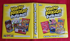2012 TOPPS WACKY PACKAGES POSTCARDS OFFICIAL YELLOW BINDER   @@ RARE @@ picture
