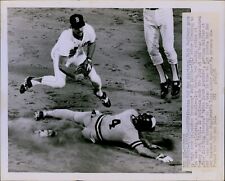 LG767 1980 Original Photo RICK BURLESON Boston Red Sox PAUL MOLITOR Milw Brewers picture
